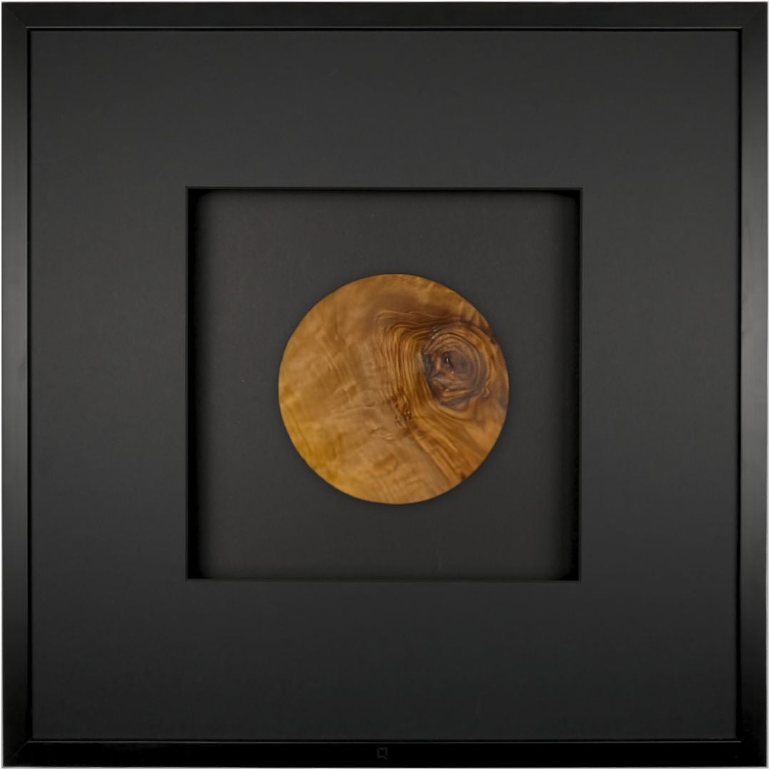 Wandbild NOBLE WOOD circle (58×58 cm)