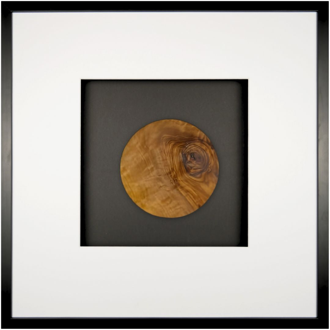 Wandbild NOBLE WOOD circle (58×58 cm)