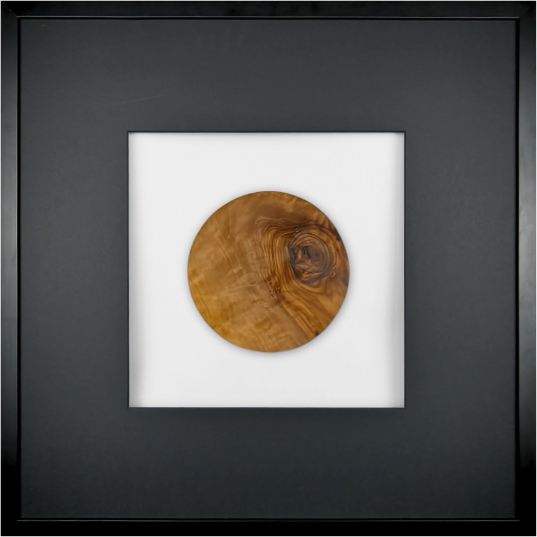 Wandbild NOBLE WOOD circle (58×58 cm)