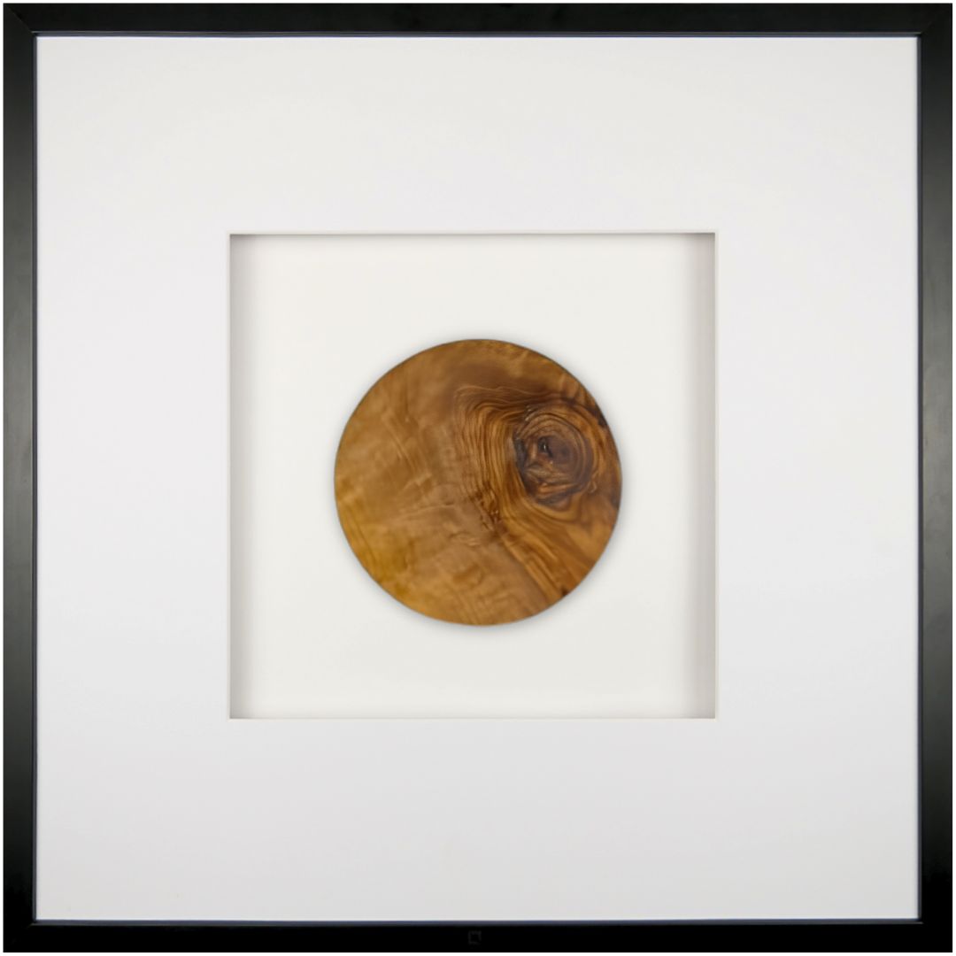 Wandbild NOBLE WOOD circle (58×58 cm)