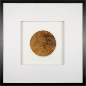 Wandbild NOBLE WOOD circle (58×58 cm)