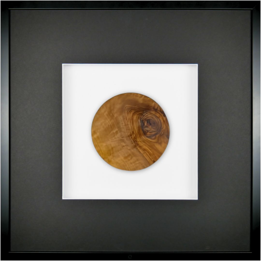 Wandbild NOBLE WOOD circle (58×58 cm)
