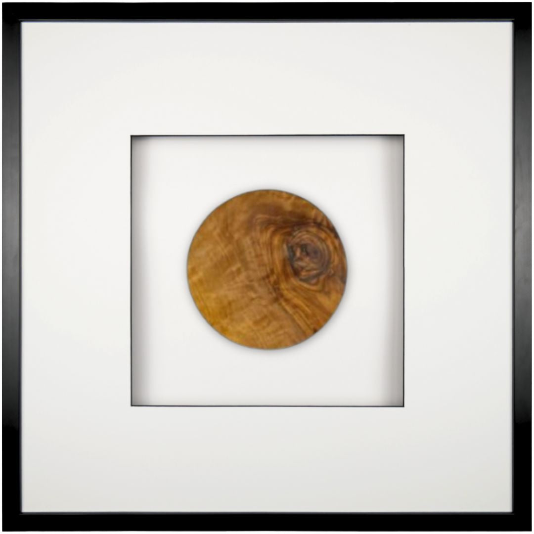 Wandbild NOBLE WOOD circle (58×58 cm)
