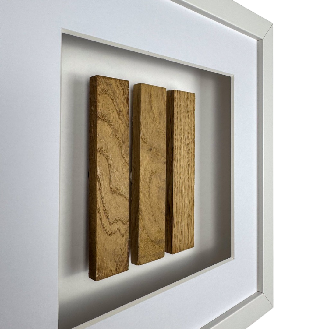 Wandbild LIMITED Trio Oak (27x27 cm)