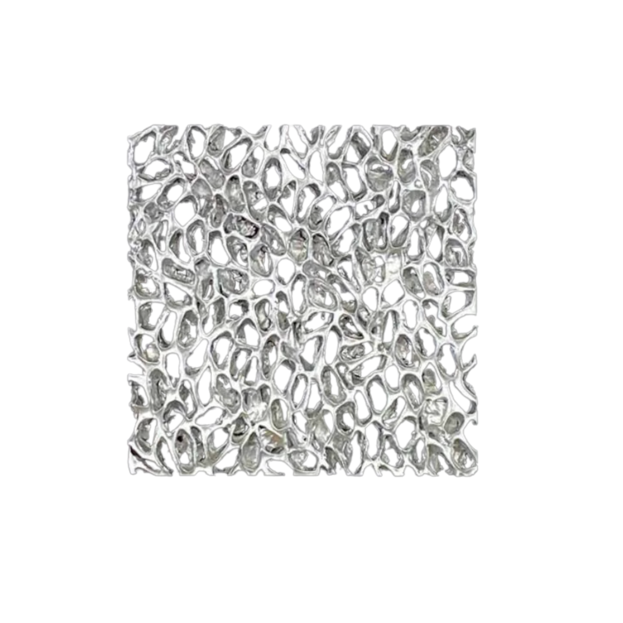 Quadratwerk Inlay MAGIC SILVER square 58 cm magnetisches Wechselmotiv für 3D Wandbild