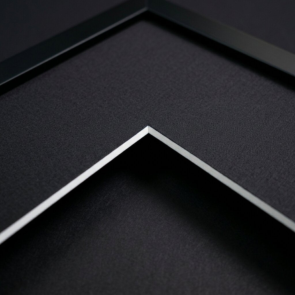 Quadratwerk seidenmatter Holzrahmen schwarz – hochwertiger Rahmen für 3D-Wandbilder Deutschland