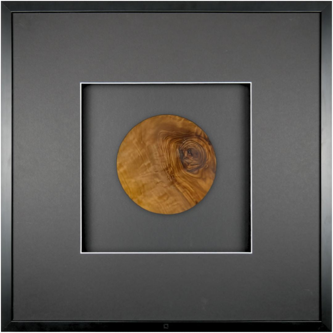 Wandbild NOBLE WOOD circle (58×58 cm)