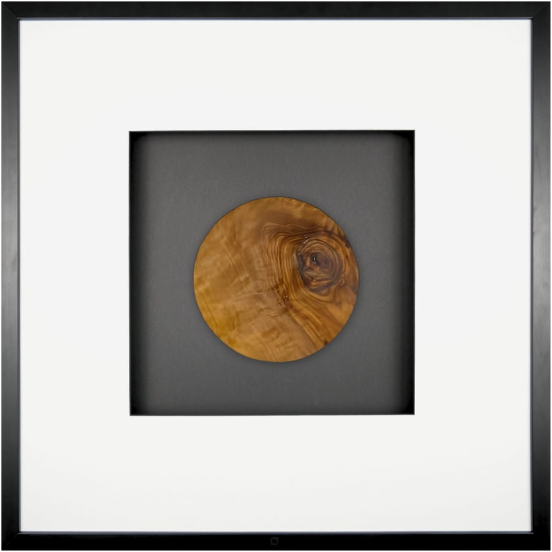 Wandbild NOBLE WOOD circle (58×58 cm)