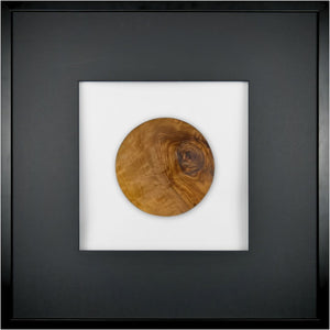 Wandbild NOBLE WOOD circle (58×58 cm)