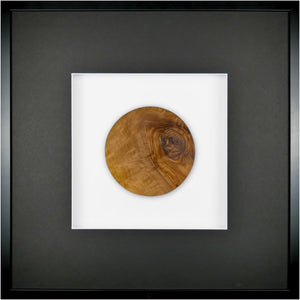 Wandbild NOBLE WOOD circle (58×58 cm)