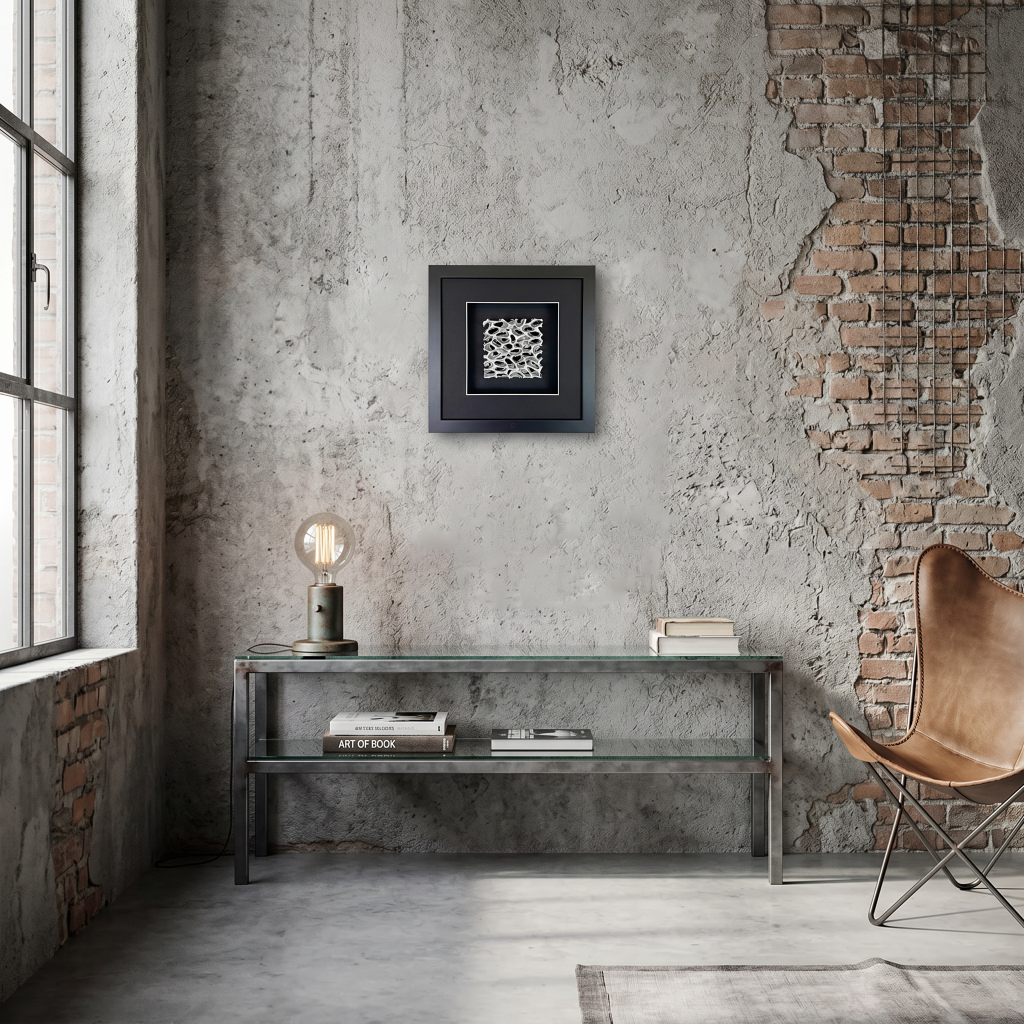 Wandbild MAGIC SILVER square (27×27 cm)