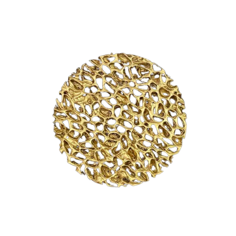 Quadratwerk Inlay MAGIC GOLD circle 58 cm magnetisches Wechselmotiv für 3D Wandbild