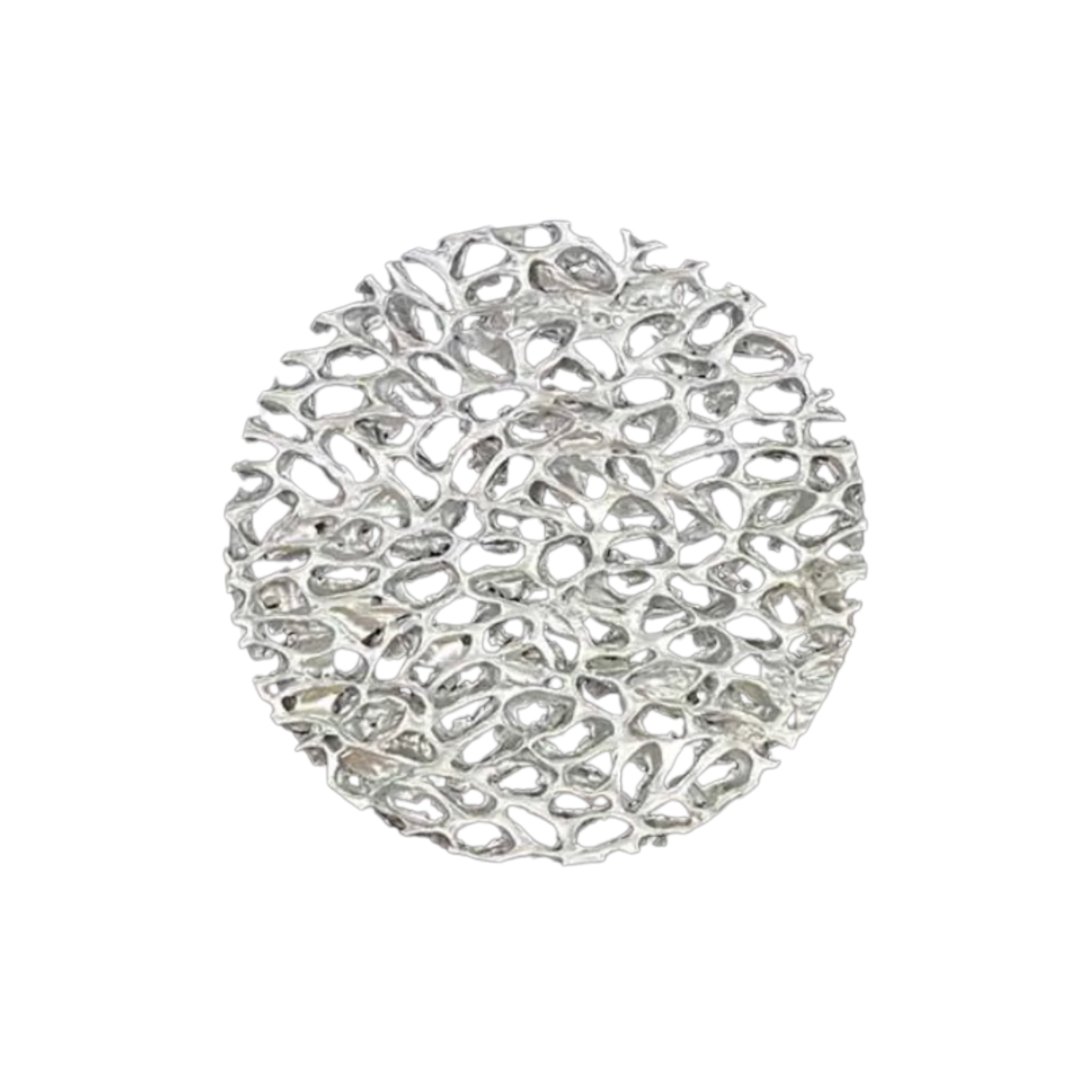 Quadratwerk Inlay MAGIC SILVER circle 58 cm magnetisches Wechselmotiv für 3D Wandbild