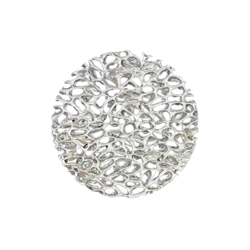 Quadratwerk Inlay MAGIC SILVER circle 58 cm magnetisches Wechselmotiv für 3D Wandbild