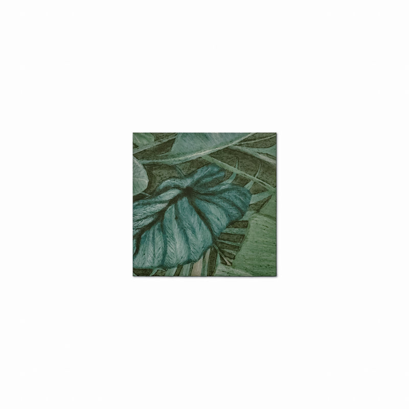 Quadratwerk Inlay SIGNATURE TILE Eden 58 cm grünes magnetisches Wechselmotiv für 3D Wandbild