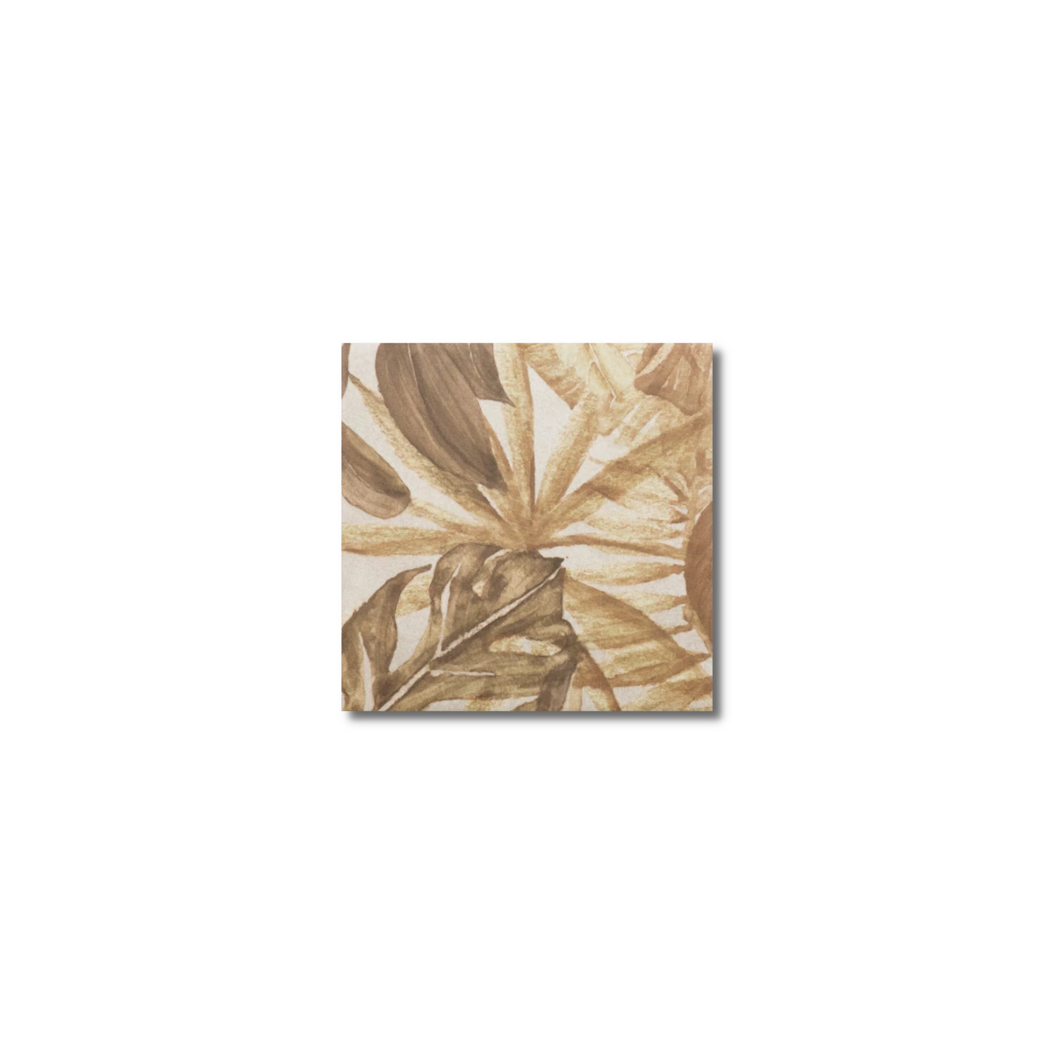 Quadratwerk Inlay SIGNATURE TILE Terra 58 cm braunes magnetisches Wechselmotiv für 3D Wandbild