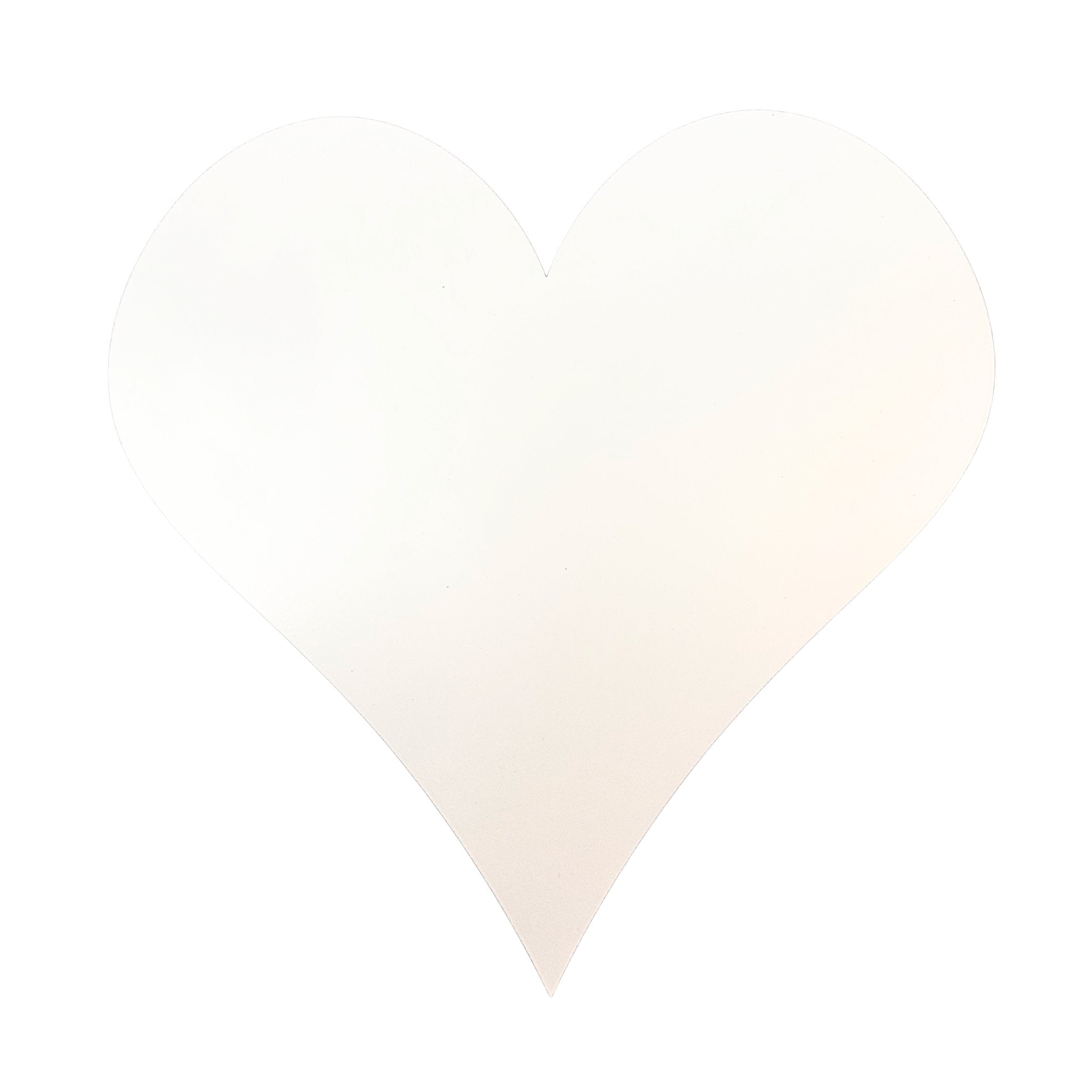 Quadratwerk Inlay ALL WHITE Heart Herz mattweiß magnetisches Wechselmotiv für 3D Wandbild