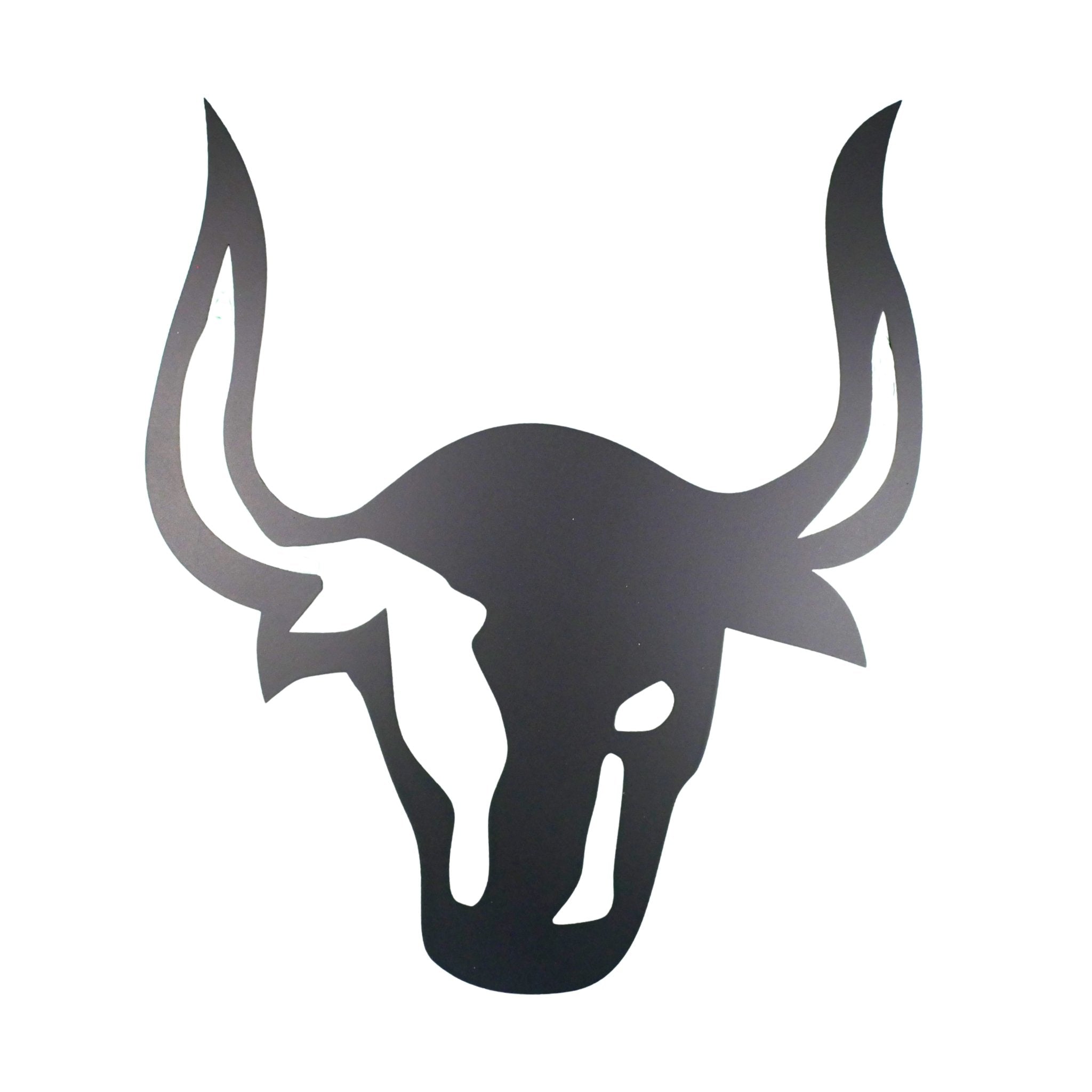 Quadratwerk Inlay PURE BLACK The Bull Stier mattschwarz magnetisches Wechselmotiv für 3D Wandbild