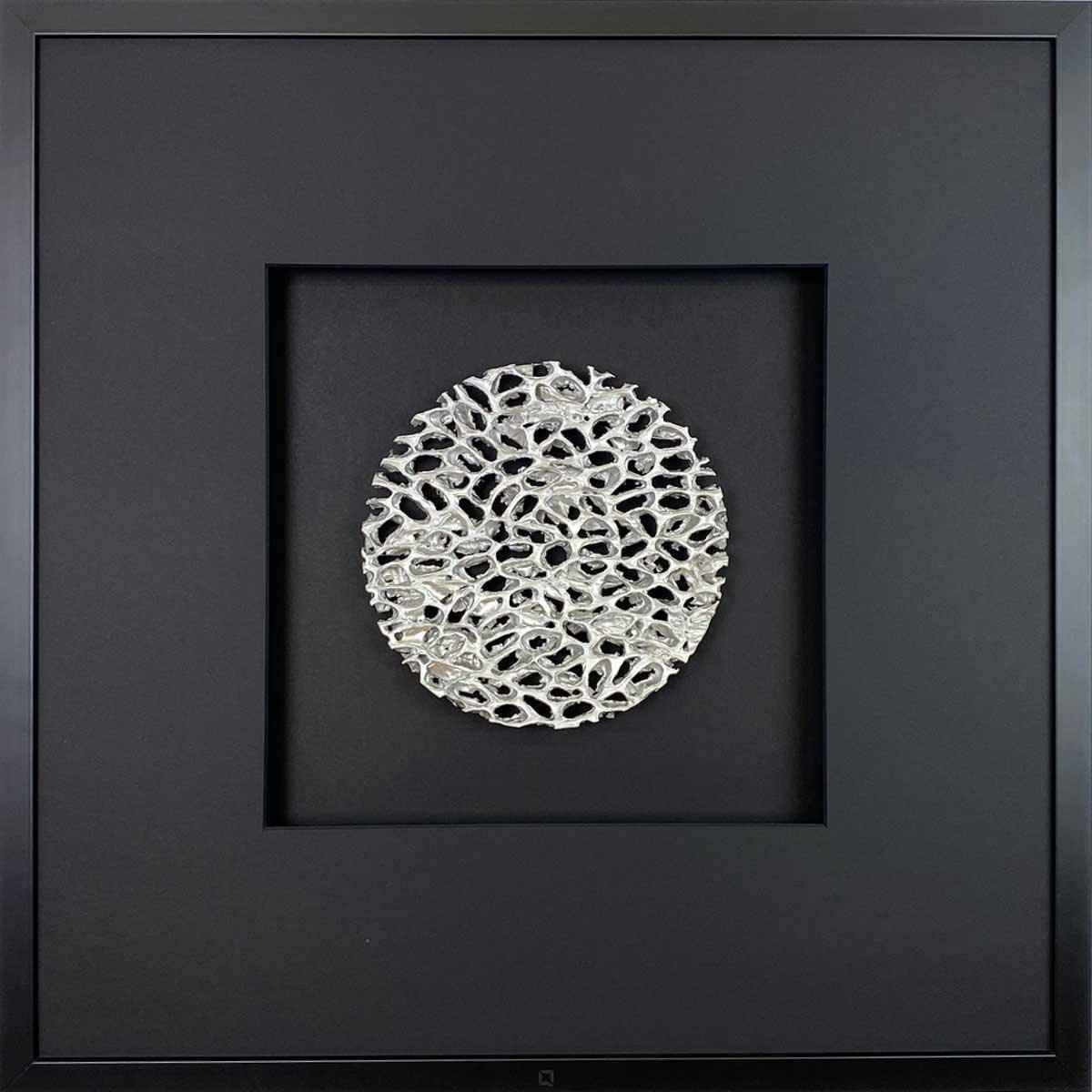 Wandbild MAGIC SILVER circle (58x58 cm)