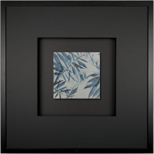 Wandbild Naturmotiv blau 58x58 cm – Signature Tile Empire Quadratwerk, kühles Blau-Motiv Fotokunst handgefertigt Made in Germany